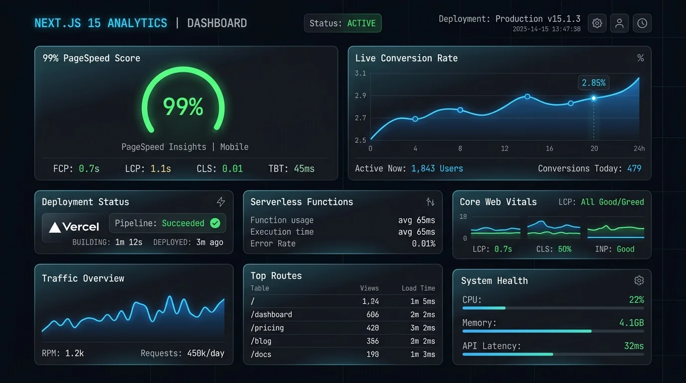 Agência 47 Engineering Dashboard Telemetry